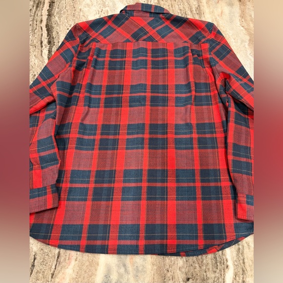 L.L. Bean Katahdin Shirt Mens Performance Flannel Snap Button Plaid XL - Picture 3 of 8